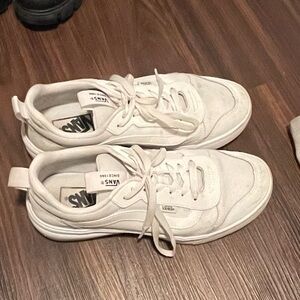 Vans All-White Low-Top Sneakers